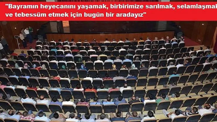 Yeşilyurt Belediyesi'nde Bayramlaşma Töreni