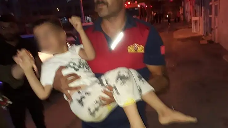 'Ayağına batan demir çubuk ile hastaneye kaldırıldı'
