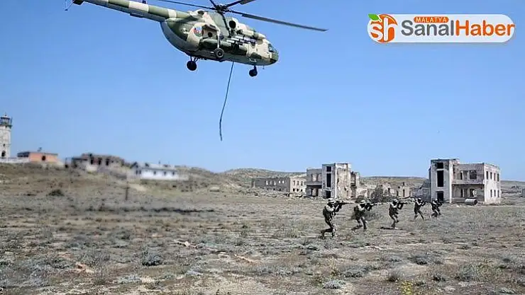 Azerbaycan donanmasının Hazar Denizi'ndeki tatbikatı sona erdi