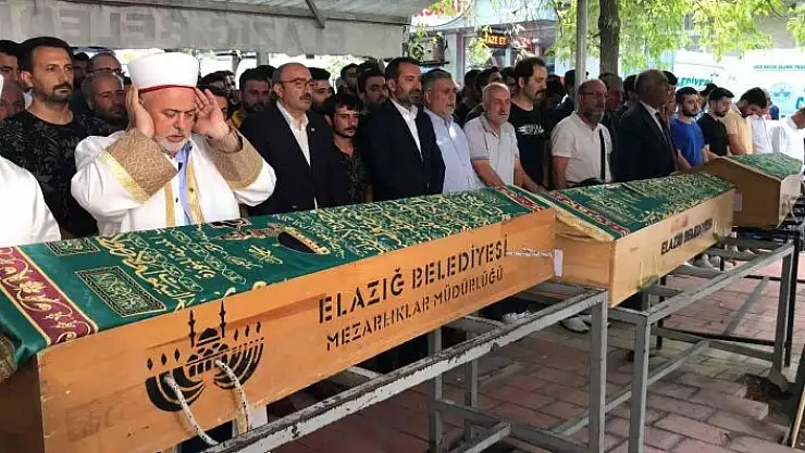 'Baba, oğul ve amca son yolculuklarına uğurlandı'