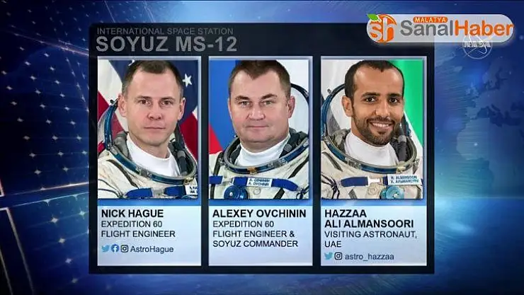 BAE'nin ilk astronotu dünyaya döndü