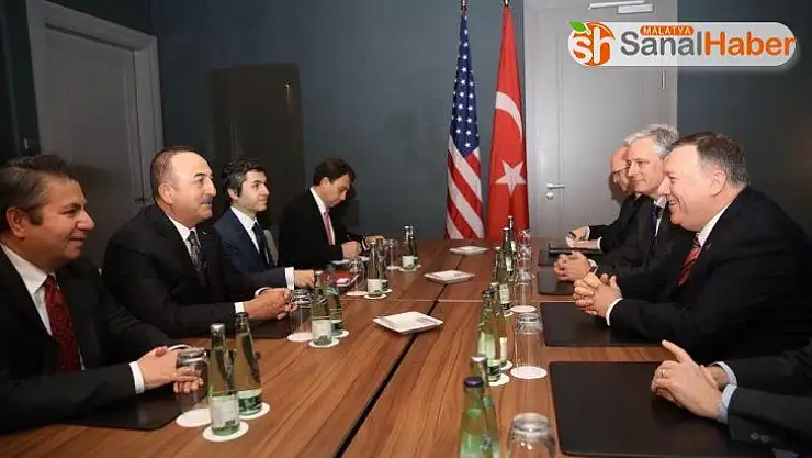Bakan Çavuşoğlu, ABD Dışişleri Bakanı Pompeo ile görüştü