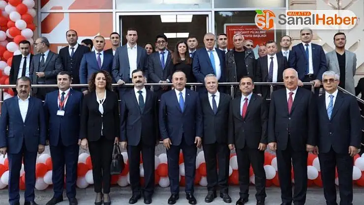 Bakan Çavuşoğlu, Azerbaycan Ziraat Bankası Sumgayıt Şubesinin açılış törenine katıldı