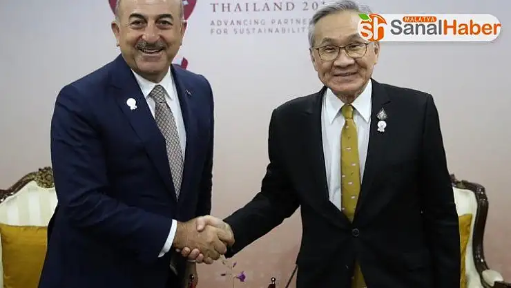 Bakan Çavuşoğlu, Tayland Dışişleri Bakanı Pramudwinai ile görüştü