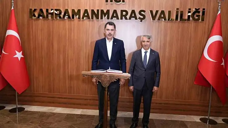 'Bakan Kurum, Kahramanmaraşta'