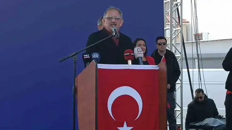 'Bakan Özhaseki: Depremzedelerin hiç endişesi olmasın'