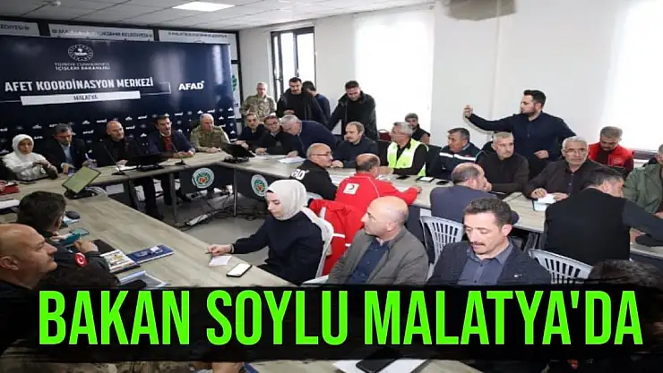 Bakan Soylu, Malatya´da