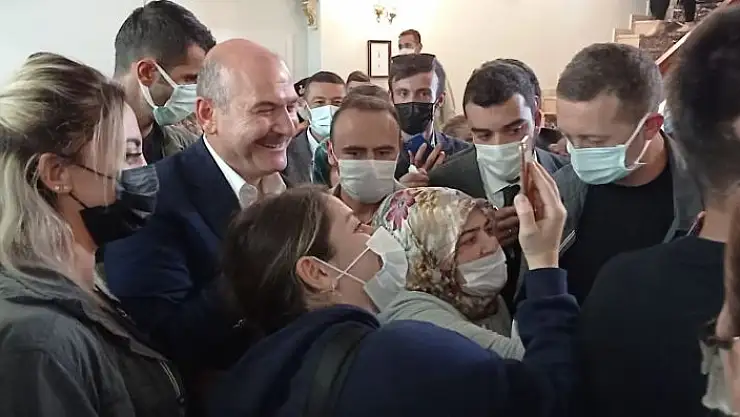 'Bakan Soylu´ya görkemli karşılama'