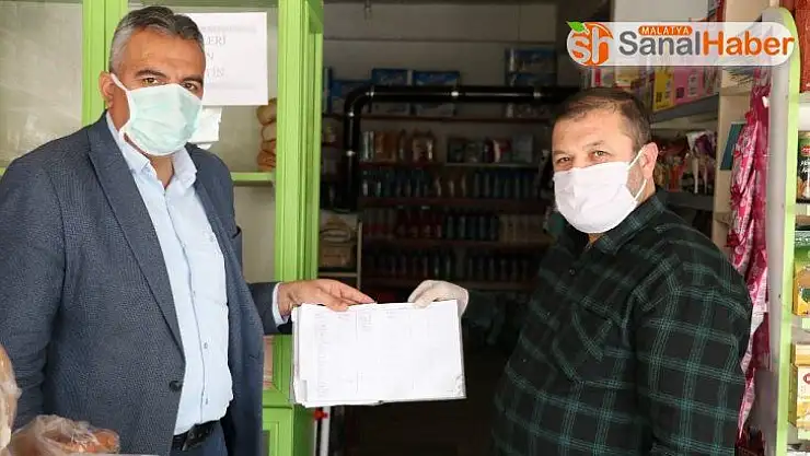Bakkallardaki 10 bin liralık borcu ödedi