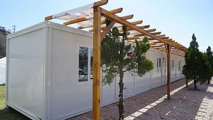 'Ballıca prefabrik çarşı hizmete hazır'