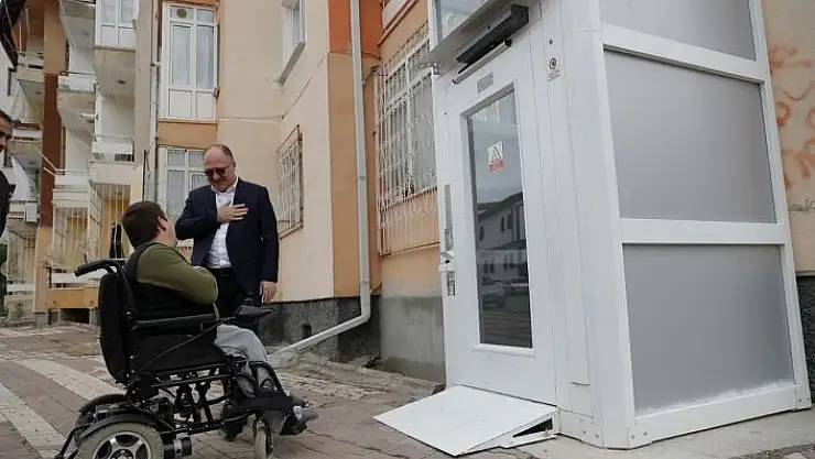 'Başkan Bilgin, engelli genci özgürlüğüne kavuşturdu'
