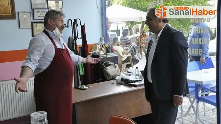 Başkan Çiftçi'den esnafa ziyaret