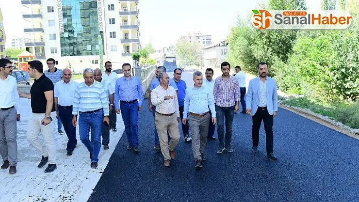 Başkan Çınar, Tecde Mahallesinde çalışmaları inceledi