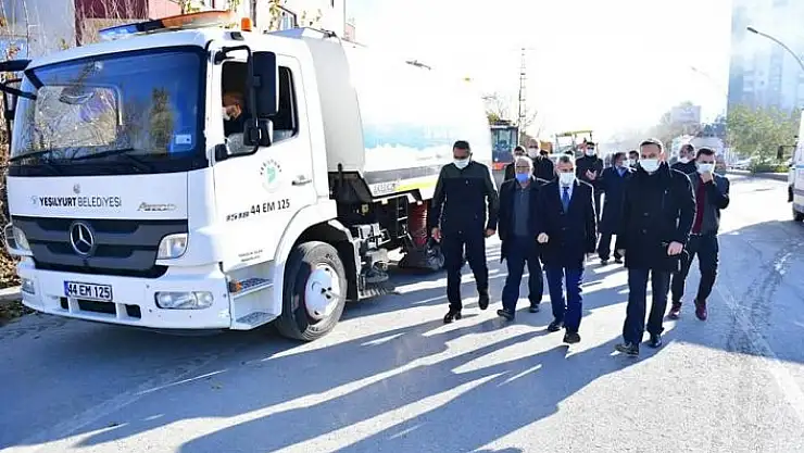'Başkan Çınar, temizlik ve yol yenileme hizmetlerini inceledi'