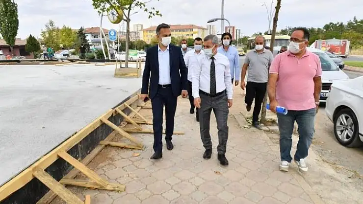 'Başkan Çınar, Yeşiltepe´de çalışmaları inceledi'