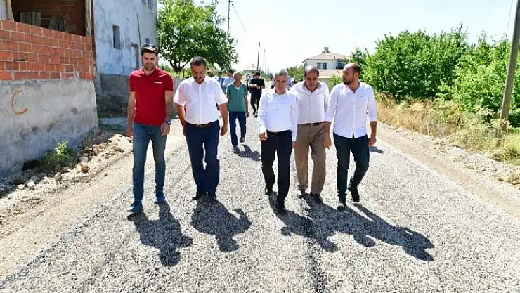 'Başkan Çınar, yol yenileme hizmetlerini inceledi'