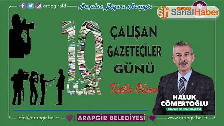 Başkan Cömertoğlu'ndan 10 Ocak Çalışan Gazeteciler Günü mesajı