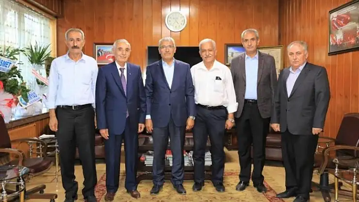 'Başkan Güder´den ESKKK Başkanı Evren´e ziyaret'