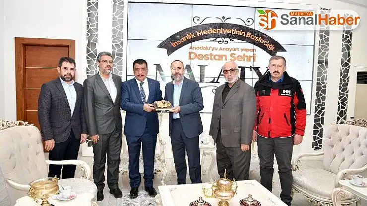 Başkan Gürkan'a geçmiş olsun ziyaretleri