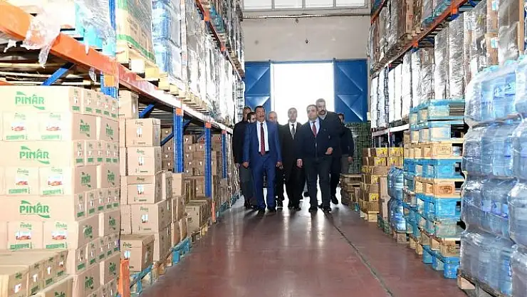 'Başkan Gürkan, Esenlik depolarında incelemelerde bulundu'