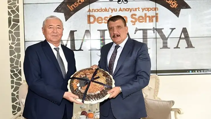 'Başkan Gürkan, Kırgızistan heyetini kabul etti'