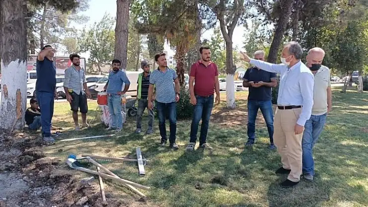 'Başkan Kılınç, Atatürk Bulvarındaki çalışmaları inceledi'