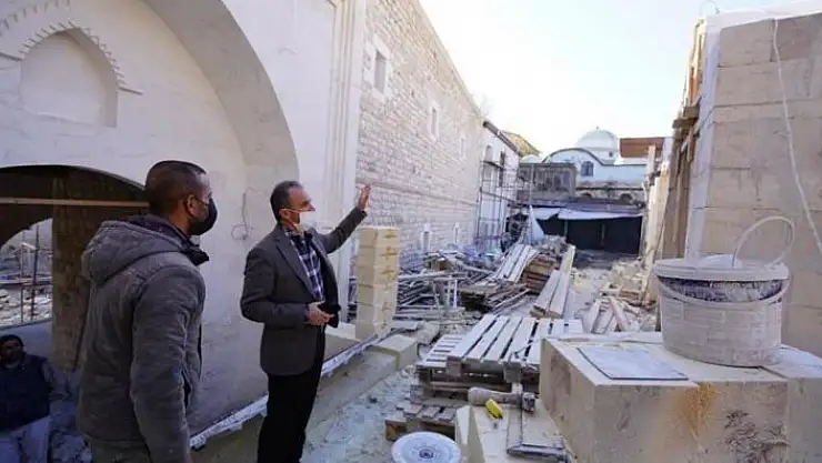 'Başkan Kılınç, restorasyon çalışmalarını yerinde inceledi'