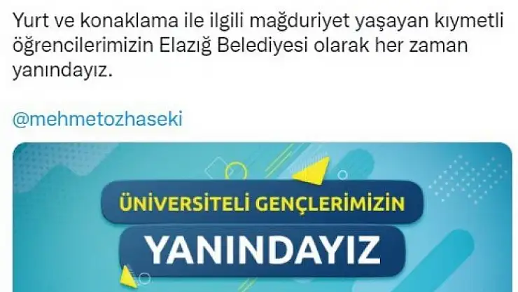 'Başkan Şerifoğulları´ndan üniversite öğrencilerine destek'