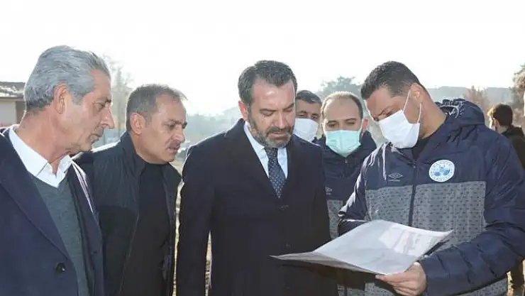 'Başkan Şerifoğulları, sahadaki çalışmaları inceledi'
