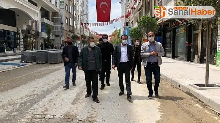 Başkan Şerifoğulları, yenileme çalışmalarını inceledi