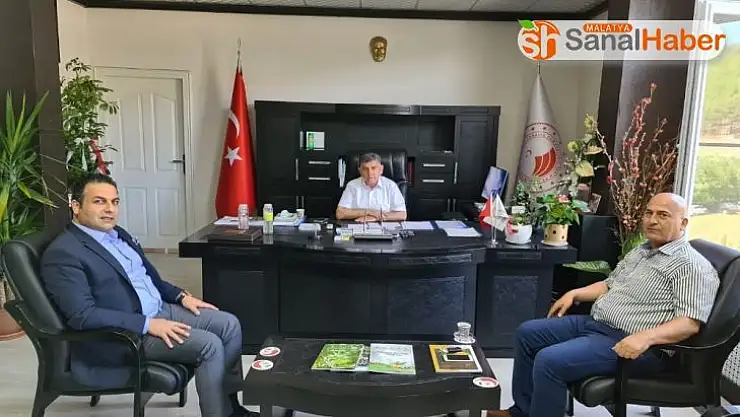 Başkan Yıldırım, Müdür Kıyas ile bir araya geldi