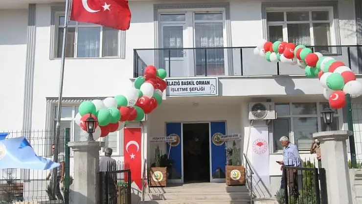 'Baskil´de Orman İşletme Şefliği binası açıldı'