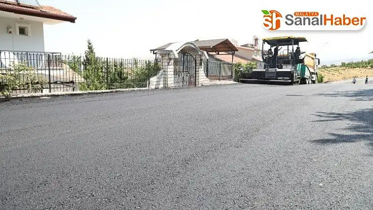 Battalgazi Belediyesi asfalt çalışmalarını sürdürüyor