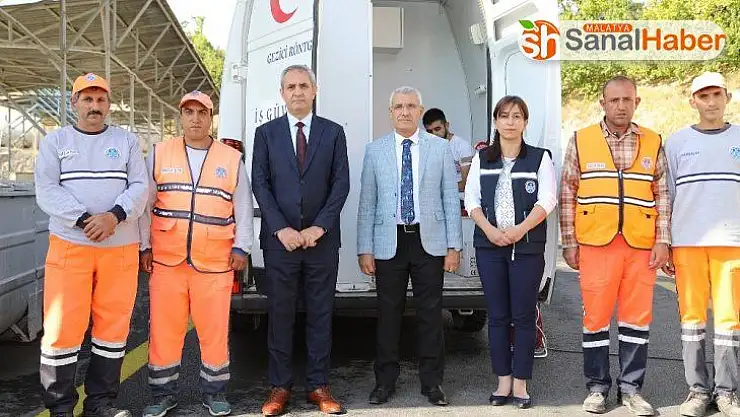 Battalgazi Belediyesi, çalışanlarına sağlık taraması yaptırdı.