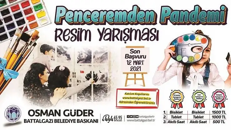 'Battalgazi Belediyesi´nden ödüllü resim yarışması'