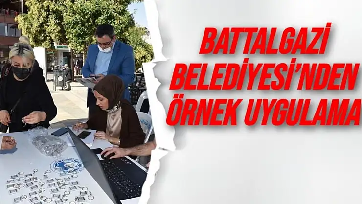 Battalgazi Belediyesi´nden örnek uygulama
