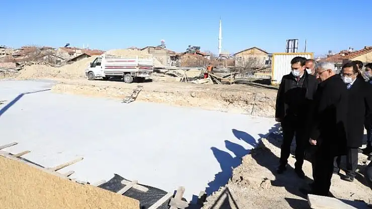 'Battalgazi´de yarı olimpik kapalı yüzme havuzu için ilk kazma vuruldu'