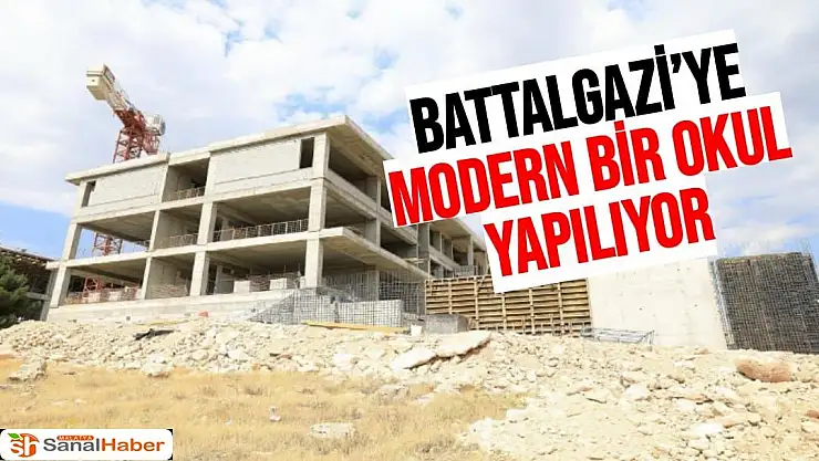 Battalgazi´ye modern bir okul yapılıyor