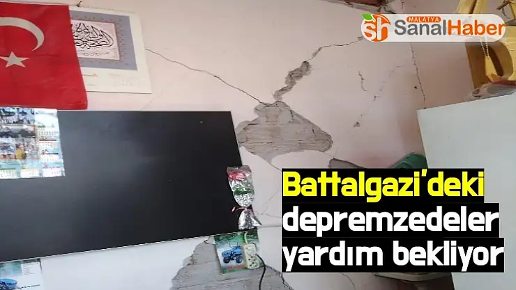 Battalgazi'deki depremzedeler yardım bekliyor