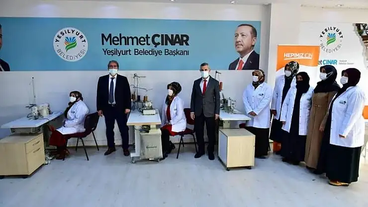 'Bayanların istihdamına yönelik tekstil kursu açıldı'