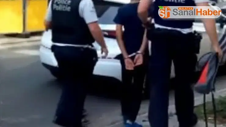 Belçika'da polis 13 yaşındaki çocuğa ters kelepçe taktı