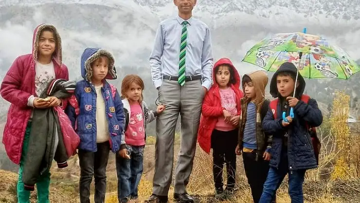'Berit Dağı´na sezonun ilk karı yağdı'