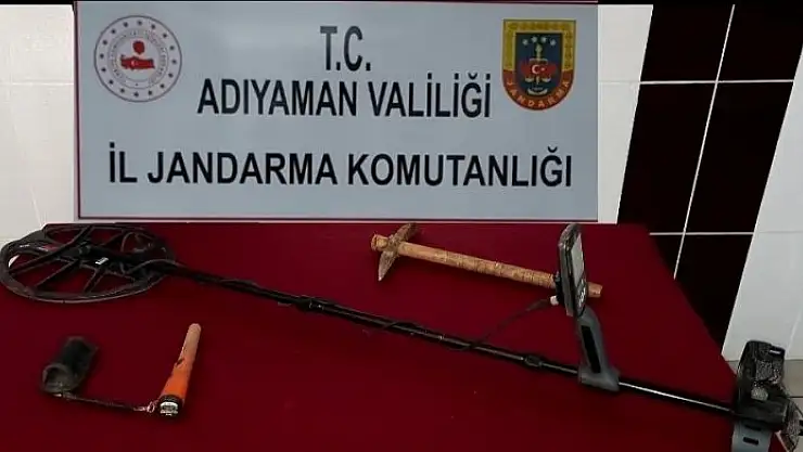 'Besni´de kaçak kazı yapanlara suçüstü'