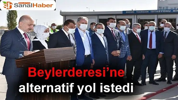 Beylerderesi´ne alternatif yol istedi