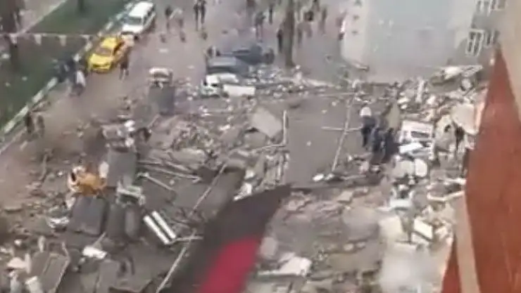 'Bir binadan çekilen görüntü, Kahramanmaraş´ta durumu gözler önüne serdi'