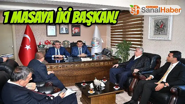 Bir Masaya İki Başkan!