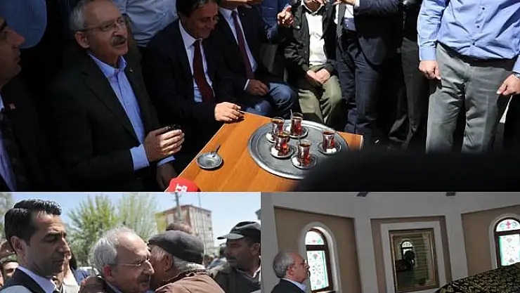 KILIÇDAROĞLU TÜRBE ZİYARET ETTİ.