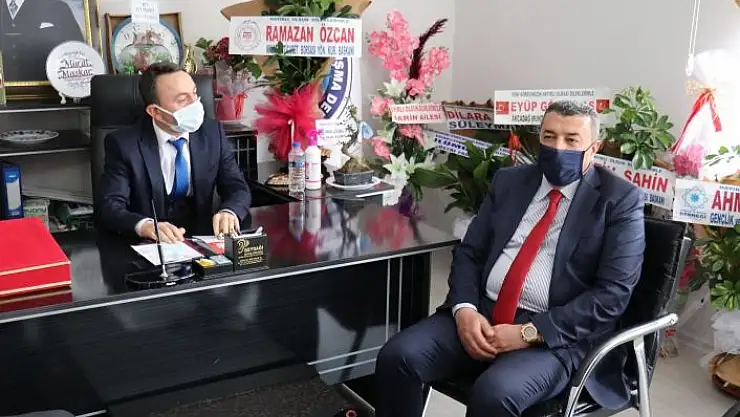'Borsa Başkanı Özcan´dan Başkan Maskar´a ziyaret'