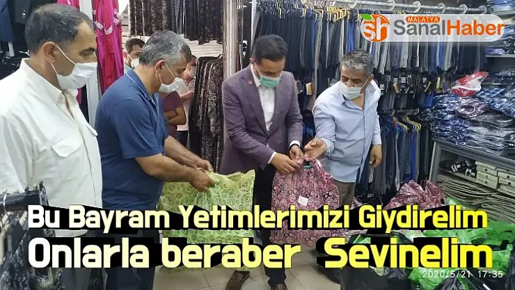 Bu Bayram Yetimlerimizi Giydirelim, Onlarla beraber Sevinelim