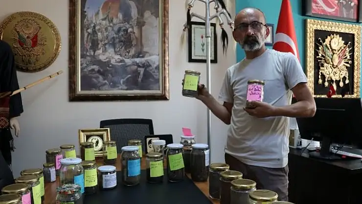 'Bu okulda dünyanın 37 bölgesinden toprak numuneleri var'